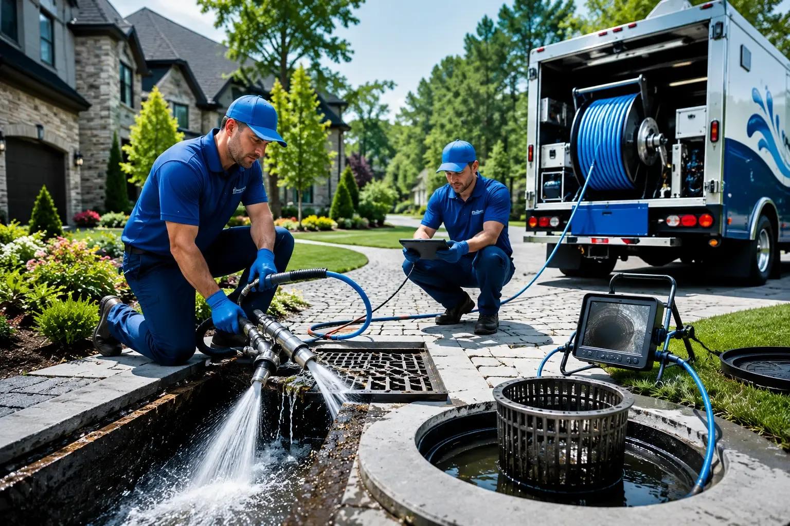 Local outdoor drain cleaning professionals in Woodburn, KY