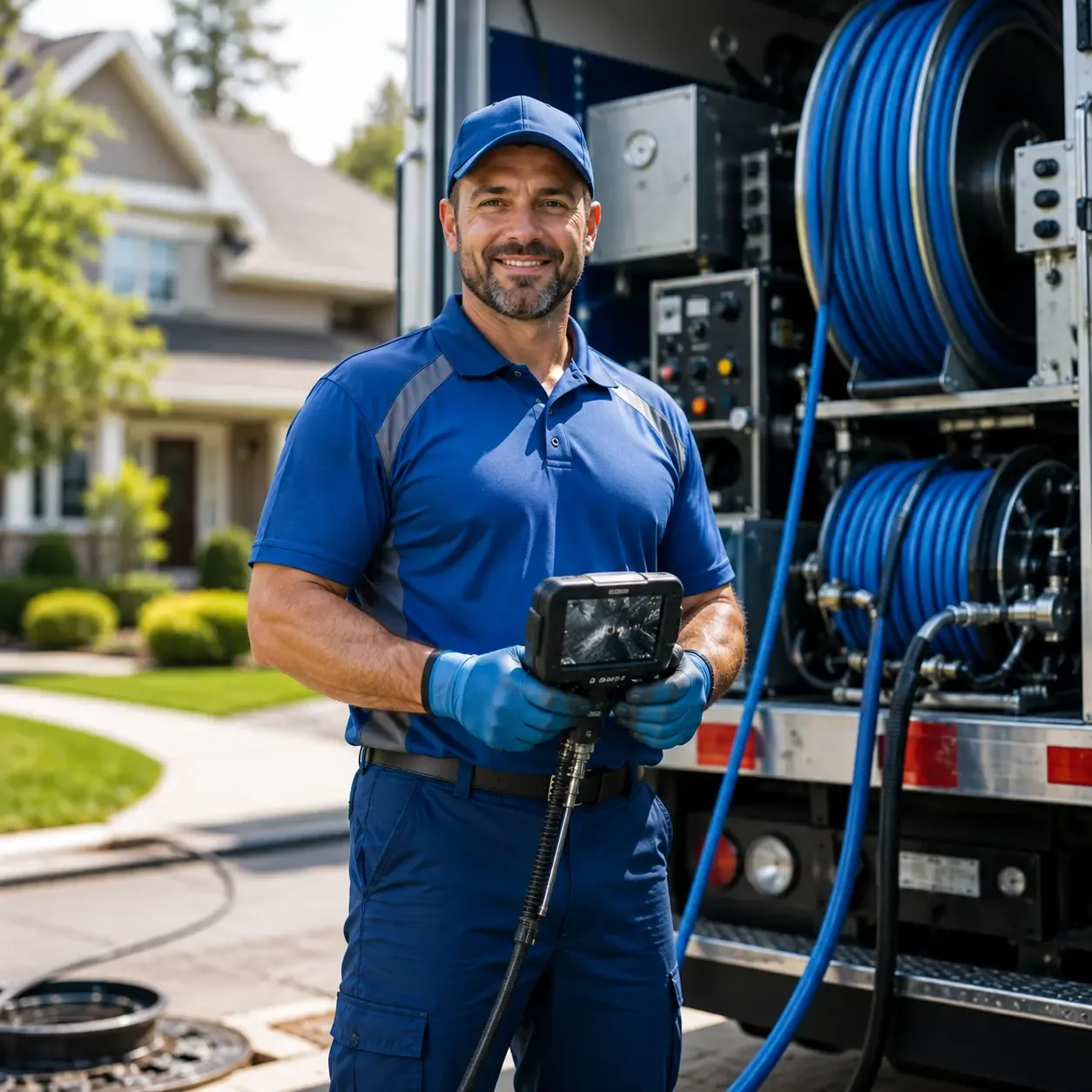 Local outdoor drain cleaning specialists in Woodburn, KY